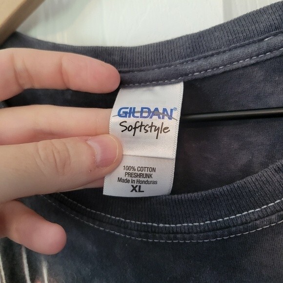 Gildan 4th of July Puppy Firework Graphic Shirt Size XL - Picture 3 of 4